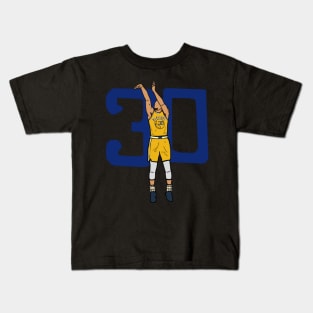 Steph Curry 30 - NBA Golden State Warriors Kids T-Shirt